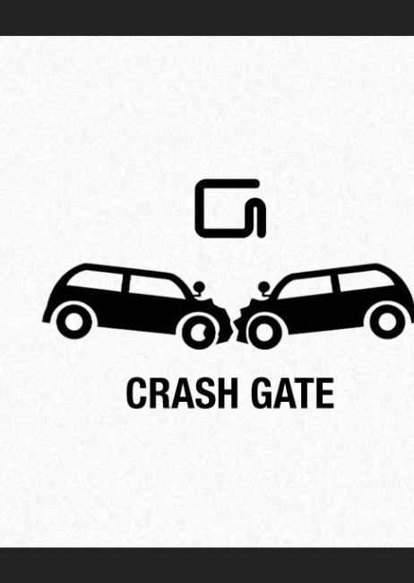 CRASH GATE — Logo, KFZ-Gutachter Ghafoor